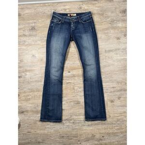 BKE Denim Buckle Sierra Boot Stretch Bootcut Women's‎ 27 X 33.5 Jeans Distressed